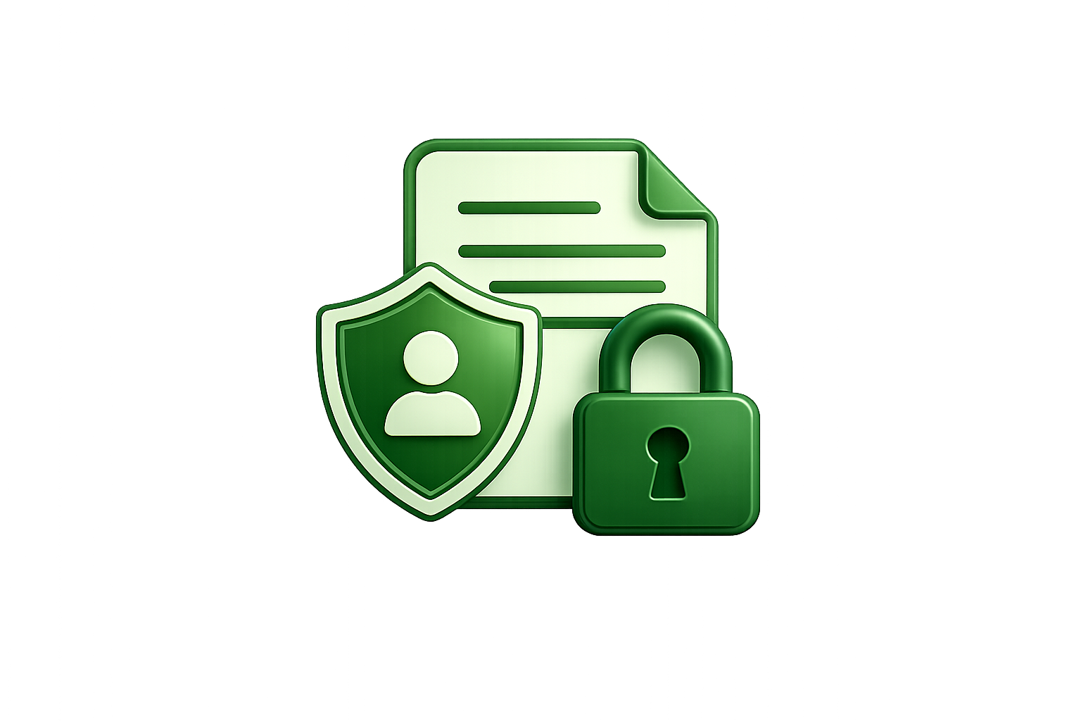 Confidential and respectful support icon