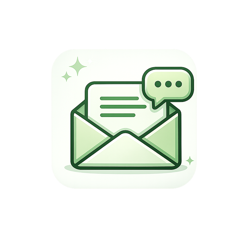 Contact form message icon