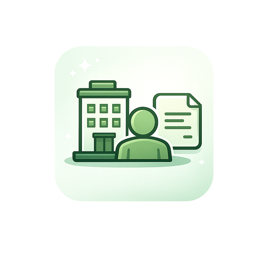 Office consultation booking icon