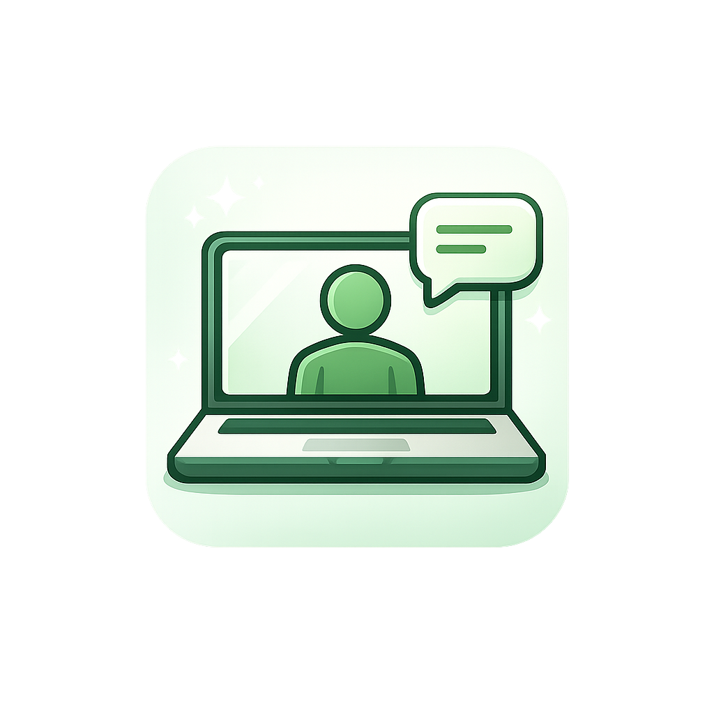 Online immigration consultation icon